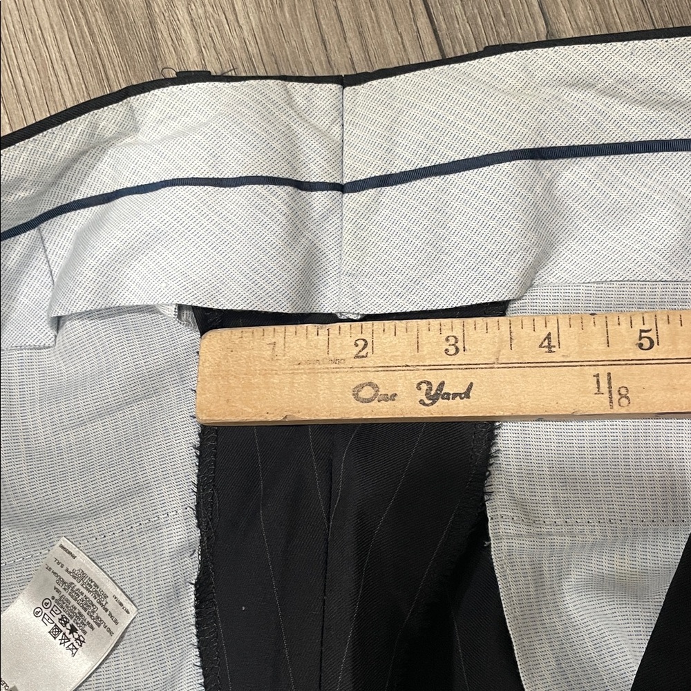 Brooks Brothers Golden Fleece Fitzgerald Dark Navy Blue Pin Stripe Suit 42R/32W - Picture 16 of 16
